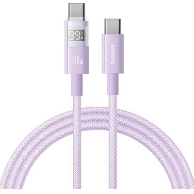 Baseus Câble USB-C vers USB-C Display 2, 100W, 5A, 1m, pourpre (1 m, 100 W), Câble USB Baseus Câble USB-C vers USB-C Display 2, 100W, 5A, 1m, pourpre (1 m, 100 W), Câble USB