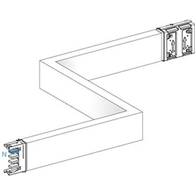 Schneider Electric - KSA400DZCG43A - Blanc - Gauche-Droite - Boîte de distribution électrique Schneider Electric - KSA400DZCG43A - Blanc - Gauche-Droite - Boîte de distribution électrique