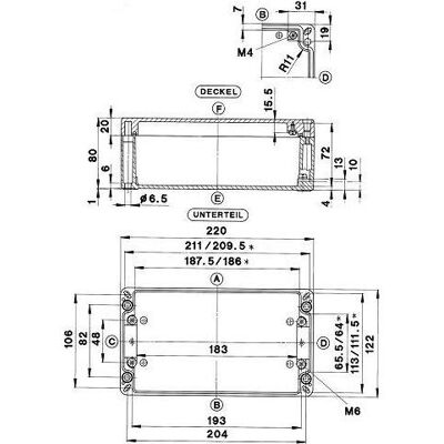 Bernstein 1240000000 (Boîtier), Accessoires électroniques + boîtier, Gris Bernstein 1240000000 (Boîtier), Accessoires électroniques + boîtier, Gris