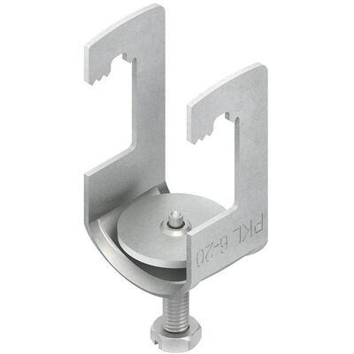 Niedax PKL 6-20 S Pince pour profilés, légère, acier, galvanisé en continu PKL620S, Accessoires électroniques + boîtier, Argent Niedax PKL 6-20 S Pince pour profilés, légère, acier, galvanisé en continu PKL620S, Accessoires électroniques + boîtier, Argent