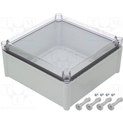 Fibox Boîtier : polyvalent X : 278 mm Y : 278 mm Z : 130 mm, gris SOLID (Boîtier), Accessoires électroniques + boîtier, Gris Fibox Boîtier : polyvalent X : 278 mm Y : 278 mm Z : 130 mm, gris SOLID (Boîtier), Accessoires électroniques + boîtier, Gris