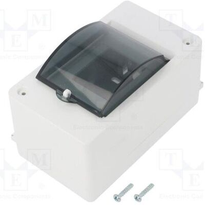 Elektro-Plast Boîtier Mini S-3 IP30 avec capot anti-fumée (N+PE 2303-11) (Boîtier), Accessoires électroniques + boîtier, Blanc, Transparent Elektro-Plast Boîtier Mini S-3 IP30 avec capot anti-fumée (N+PE 2303-11) (Boîtier), Accessoires électroniques + boîtier, Blanc, Transparent