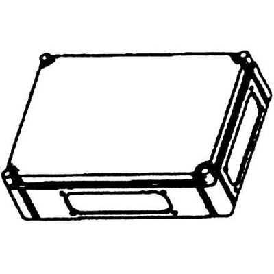 Ensto Vaegskab kassebund polycarbonat 300 x 400 x 102 mm grå RAL7035 uden låg IP66/67 4 x F2 flangeud (Boîtier), Accessoires électroniques + boîtier, Gris Ensto Vaegskab kassebund polycarbonat 300 x 400 x 102 mm grå RAL7035 uden låg IP66/67 4 x F2 flangeud (Boîtier), Accessoires électroniques + boîtier, Gris