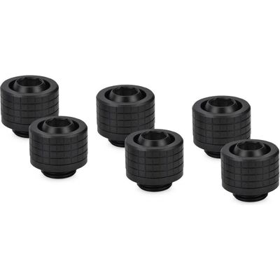 Thermal Grizzly DeltaMate Fitting - ST13 Black (6-Pack), Raccord, Noir Thermal Grizzly DeltaMate Fitting - ST13 Black (6-Pack), Raccord, Noir