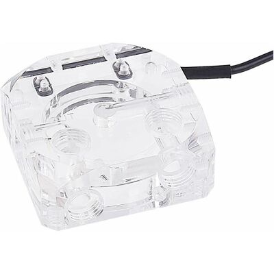 Alphacool Plaque de glace DDC Rehausse acrylique V.4, Refroidissement à eau : pompe Alphacool Plaque de glace DDC Rehausse acrylique V.4, Refroidissement à eau : pompe