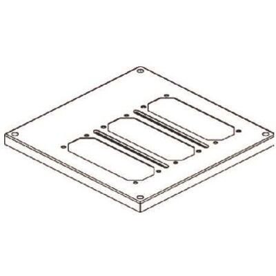 Cubic Daeksel, flangehul, 2 x 2 modul, 374 x 374 mm LxH (Boîtier), Accessoires électroniques + boîtier Cubic Daeksel, flangehul, 2 x 2 modul, 374 x 374 mm LxH (Boîtier), Accessoires électroniques + boîtier