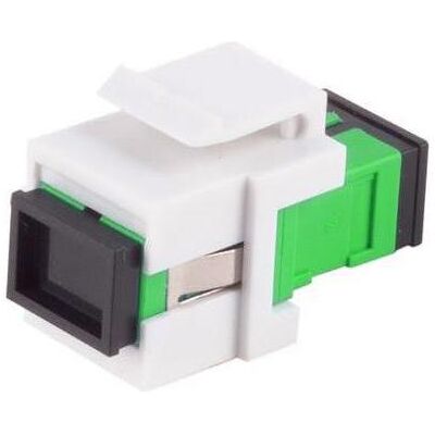 Shiverpeaks -BASIC-S--LWL-Keystone Connecteur, SC-SC, Simplex, vert (Module Keystone), Réseau : accessoires Shiverpeaks -BASIC-S--LWL-Keystone Connecteur, SC-SC, Simplex, vert (Module Keystone), Réseau : accessoires