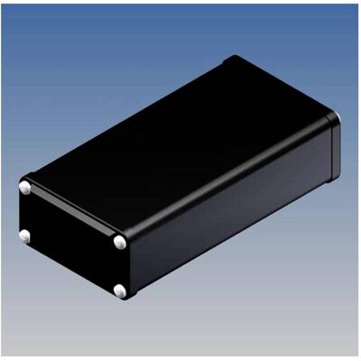 TEKO Modèle MTK480.9 - Boîtier en aluminium pour PCB, 83x43x23mm, Noir TEKO Modèle MTK480.9 - Boîtier en aluminium pour PCB, 83x43x23mm, Noir