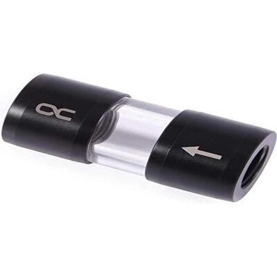 Alphacool Aquatuning 29142 Glace Acrylique/Acétal Filtre en ligne G1/4 FF Refroidissement par eau, Raccord, Transparent, Noir Alphacool Aquatuning 29142 Glace Acrylique/Acétal Filtre en ligne G1/4 FF Refroidissement par eau, Raccord, Transparent, Noir
