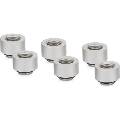 Thermal Grizzly DeltaMate Extender - MF10 Matt Nickel (6-Pack), Raccord, Argent Thermal Grizzly DeltaMate Extender - MF10 Matt Nickel (6-Pack), Raccord, Argent
