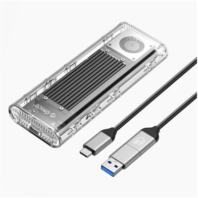 Orico M.2 NVME Enclosure 20Gbps Gaming User+Video Editor (Silver) (M.2), Boîtier pour disques durs, Argent Orico M.2 NVME Enclosure 20Gbps Gaming User+Video Editor (Silver) (M.2), Boîtier pour disques durs, Argent