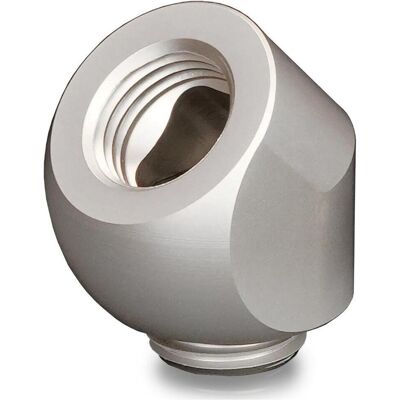 Thermal Grizzly DeltaMate Rotary - 45° Matt Nickel, Raccord, Argent Thermal Grizzly DeltaMate Rotary - 45° Matt Nickel, Raccord, Argent