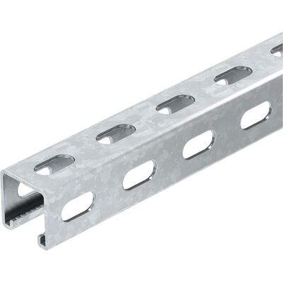 OBO Bettermann Rail profilé avec perforation latérale, fente 1123010, Accessoires électroniques + boîtier OBO Bettermann Rail profilé avec perforation latérale, fente 1123010, Accessoires électroniques + boîtier