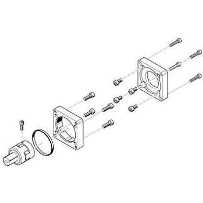 Festo EAMM-A-K48-60G 557986 Kit axial (Divers), Accessoires électroniques + boîtier Festo EAMM-A-K48-60G 557986 Kit axial (Divers), Accessoires électroniques + boîtier