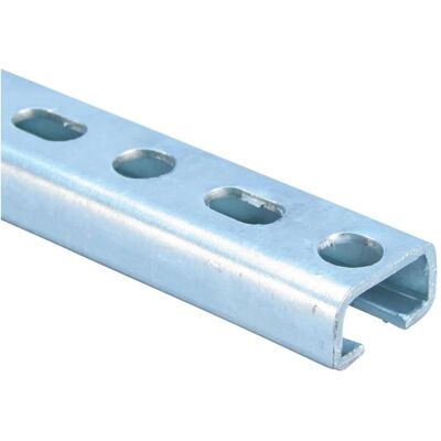 Caddy ERI 5106 Profilé en C perforé 1000mm P3 galv. Système 5000, Accessoires électroniques + boîtier, Argent Caddy ERI 5106 Profilé en C perforé 1000mm P3 galv. Système 5000, Accessoires électroniques + boîtier, Argent