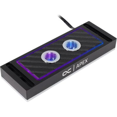 Alphacool WAR Apex RAM X4 Water Cooler Noir, Refroidissement à eau pour mémoire Alphacool WAR Apex RAM X4 Water Cooler Noir, Refroidissement à eau pour mémoire