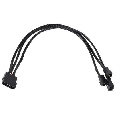 Phobya Adaptateur Molex 4Pin (30 cm, 3 pin, 4 broches Molex), Câble interne (PC) Phobya Adaptateur Molex 4Pin (30 cm, 3 pin, 4 broches Molex), Câble interne (PC)