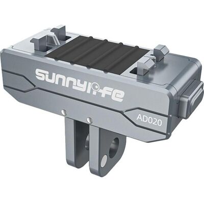 Sunnylife Aluminum Alloy Magnetic Adapter AD020 for Insta360 X5 / Ace / Ace Pro 2 / 1, Caméra d'action : accessoires, Argent Sunnylife Aluminum Alloy Magnetic Adapter AD020 for Insta360 X5 / Ace / Ace Pro 2 / 1, Caméra d'action : accessoires, Argent