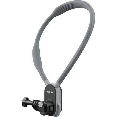 Telesin support de cou magnétique à dégagement rapide pour caméra d'action/smartphones, Caméra d'action : accessoires, Gris Telesin support de cou magnétique à dégagement rapide pour caméra d'action/smartphones, Caméra d'action : accessoires, Gris