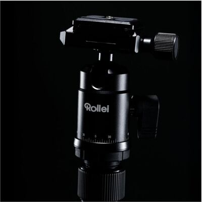 Rollei Kugelkopf für Compact Traveler No. 1 Version 2026 3/8" Anschluss (Tête sphérique), Tête de trépied Rollei Kugelkopf für Compact Traveler No. 1 Version 2026 3/8" Anschluss (Tête sphérique), Tête de trépied