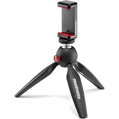Manfrotto Kit intelligent Pixi II (Métal), Trépied, Noir Manfrotto Kit intelligent Pixi II (Métal), Trépied, Noir