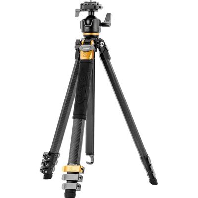Fotopro Origin + O 7H Carbon Tripod 20th Anniversary Edition Black / Gold (Carbone), Trépied, Or, Noir Fotopro Origin + O 7H Carbon Tripod 20th Anniversary Edition Black / Gold (Carbone), Trépied, Or, Noir