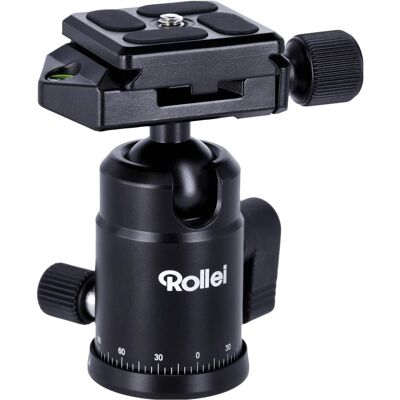 Rollei Kugelkopf für Compact Traveler No. 1 Version 2026 3/8" Anschluss (Tête sphérique), Tête de trépied Rollei Kugelkopf für Compact Traveler No. 1 Version 2026 3/8" Anschluss (Tête sphérique), Tête de trépied