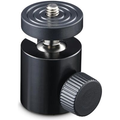 Hama Tête sphérique pr trépieds, 50 mm hteur, pr filetage 1/4", Ø 30 mm, nr (Tête sphérique), Tête de trépied, Noir Hama Tête sphérique pr trépieds, 50 mm hteur, pr filetage 1/4", Ø 30 mm, nr (Tête sphérique), Tête de trépied, Noir