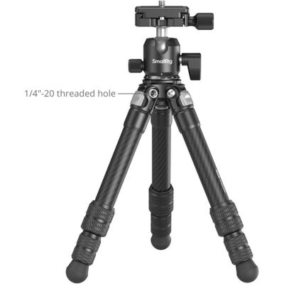 SmallRig Carbon Fiber Pocket Tripod Kit 5026 (Carbone, Métal), Trépied, Noir SmallRig Carbon Fiber Pocket Tripod Kit 5026 (Carbone, Métal), Trépied, Noir