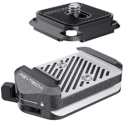 Pgytech Quick Release Clamp and Plate Arca-Type V2, Trépied : accessoires, Gris, Argent Pgytech Quick Release Clamp and Plate Arca-Type V2, Trépied : accessoires, Gris, Argent