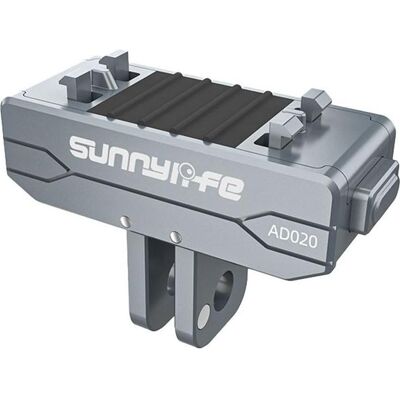 Sunnylife Aluminum Alloy Magnetic Adapter AD020 for Insta360 X5 / Ace / Ace Pro 2 / 1, Caméra d'action : accessoires, Gris Sunnylife Aluminum Alloy Magnetic Adapter AD020 for Insta360 X5 / Ace / Ace Pro 2 / 1, Caméra d'action : accessoires, Gris