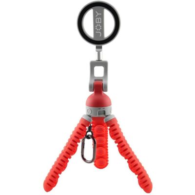 Joby PodZilla Octopus Suction Cup Flexibel Tripod PZ01 - Red (Matières plastiques, Métal), Trépied, Rouge, Gris Joby PodZilla Octopus Suction Cup Flexibel Tripod PZ01 - Red (Matières plastiques, Métal), Trépied, Rouge, Gris