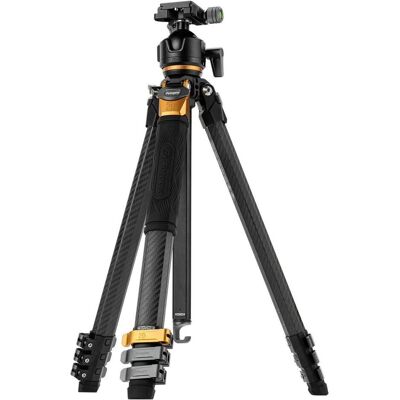 Fotopro Origin Plus + O 8H Carbon Tripod 20th Anniversary Edition Black / Gold (Carbone, Métal), Trépied, Or, Noir Fotopro Origin Plus + O 8H Carbon Tripod 20th Anniversary Edition Black / Gold (Carbone, Métal), Trépied, Or, Noir