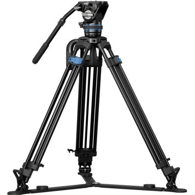 Sirui SQ75A Aluminum Twin-Leg Video Tripod 75mm Half-Bowl + S5 Hea (SI-SQ75A+S5) (Métal), Trépied, Noir Sirui SQ75A Aluminum Twin-Leg Video Tripod 75mm Half-Bowl + S5 Hea (SI-SQ75A+S5) (Métal), Trépied, Noir