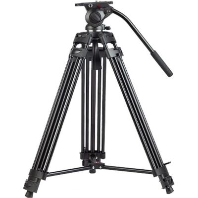 Swit TOWER100 KIT de trépied pour caméra en aluminium, avec tête vidéo fluide TH100A, spreader à (Métal), Trépied Swit TOWER100 KIT de trépied pour caméra en aluminium, avec tête vidéo fluide TH100A, spreader à (Métal), Trépied