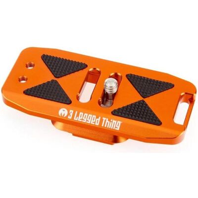 3 Legged Thing Plaque de base 85mm avec écran et connecteur de sangle. Compatible avec Arca Swiss Koper (Métal), Trépied, Cuivre 3 Legged Thing Plaque de base 85mm avec écran et connecteur de sangle. Compatible avec Arca Swiss Koper (Métal), Trépied, Cuivre