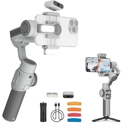 Zhiyun SMOOTH 5E Combo - AI Tracking Grey (Smartphone, 0.29 kg), Gimbal, Gris Zhiyun SMOOTH 5E Combo - AI Tracking Grey (Smartphone, 0.29 kg), Gimbal, Gris