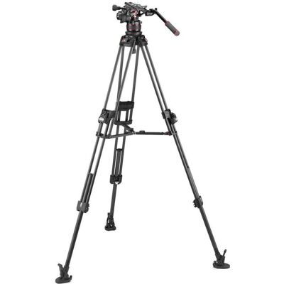Manfrotto 612 & CF Fast Twin MS (Carbone), Trépied, Noir Manfrotto 612 & CF Fast Twin MS (Carbone), Trépied, Noir