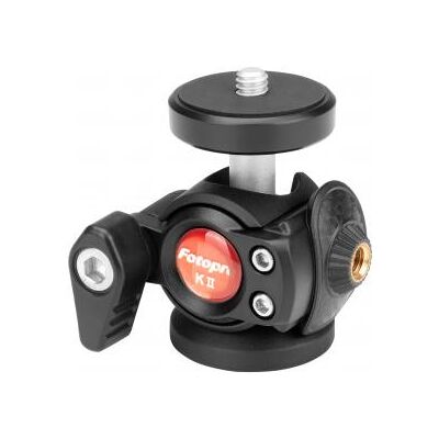 Fotopro Tête KII Tête sphérique - noir (Tête sphérique), Tête de trépied, Noir Fotopro Tête KII Tête sphérique - noir (Tête sphérique), Tête de trépied, Noir