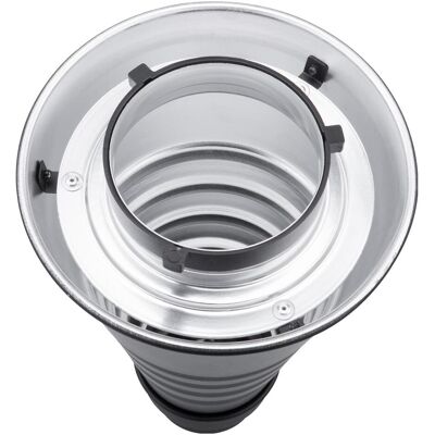Jinbei Snoot conique, Flash studio : accessoires, Argent Jinbei Snoot conique, Flash studio : accessoires, Argent
