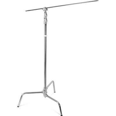 Godox 240CS C Stand with Arm & Grip Head 240cm (240 cm, 10 kg), Trépied d'éclairage, Argent Godox 240CS C Stand with Arm & Grip Head 240cm (240 cm, 10 kg), Trépied d'éclairage, Argent