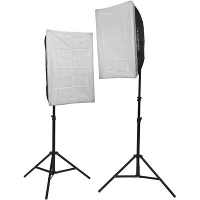 Caruba Kit d'éclairage tout-en-un (Daglicht / LED), Flash : accessoires, Or Caruba Kit d'éclairage tout-en-un (Daglicht / LED), Flash : accessoires, Or