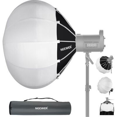 Neewer 90cm Quick Release Lantern Softbox With Fabric Barn Doors (Boîte à lumière, 90 cm), Boîte à lumière + réflecteur Neewer 90cm Quick Release Lantern Softbox With Fabric Barn Doors (Boîte à lumière, 90 cm), Boîte à lumière + réflecteur