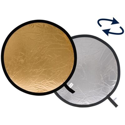 Lastolite Réflecteur pliant 50 cm argent/or (Réflecteur rabattable, 50 cm), Boîte à lumière + réflecteur Lastolite Réflecteur pliant 50 cm argent/or (Réflecteur rabattable, 50 cm), Boîte à lumière + réflecteur
