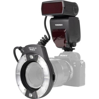 Yongnuo YN14EX II Lampe Annulaire Macro TTL pour Sony - Tubes de Flash Ajustables Yongnuo YN14EX II Lampe Annulaire Macro TTL pour Sony - Tubes de Flash Ajustables