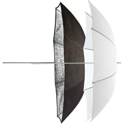 Elinchrom Parapluie Prolinca 83 cm argenté/transparent (Parapluie, 83 cm), Boîte à lumière + réflecteur Elinchrom Parapluie Prolinca 83 cm argenté/transparent (Parapluie, 83 cm), Boîte à lumière + réflecteur