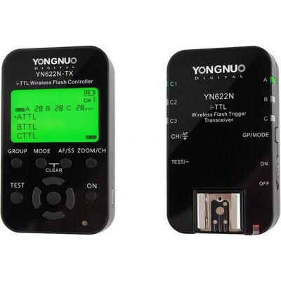 Yongnuo YN622N-KIT Déclencheur et Récepteur Flash Nikon - Synchronisation Haute Vitesse Yongnuo YN622N-KIT Déclencheur et Récepteur Flash Nikon - Synchronisation Haute Vitesse