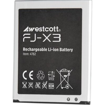 Westcott FJ X3 Batterie au lithium ion, Flash : accessoires, Noir Westcott FJ X3 Batterie au lithium ion, Flash : accessoires, Noir