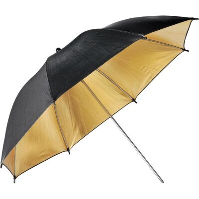 Godox UB-003-101 - Studio umbrella black-gold 101cm, gold bounce (Réflecteur, 101 cm), Boîte à lumière + réflecteur Godox UB-003-101 - Studio umbrella black-gold 101cm, gold bounce (Réflecteur, 101 cm), Boîte à lumière + réflecteur