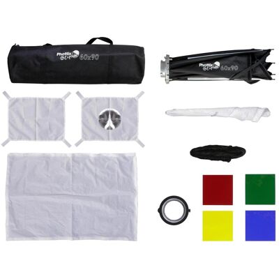 Phottix Softbox G-Capsule (Boîte à lumière), Boîte à lumière + réflecteur Phottix Softbox G-Capsule (Boîte à lumière), Boîte à lumière + réflecteur